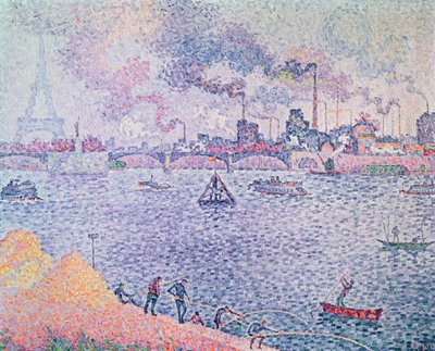 The Seine, Grenelle by Paul Signac